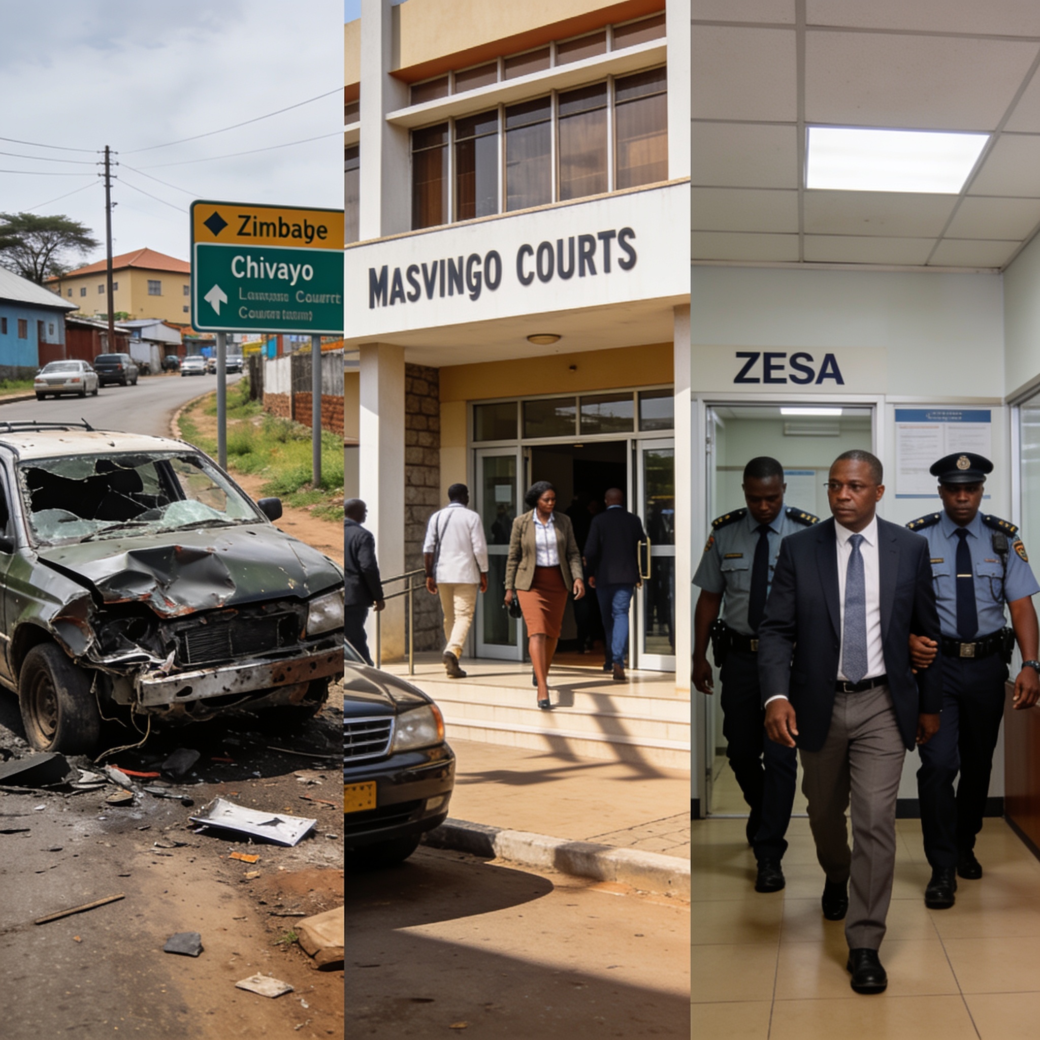 Zimbabwe Digest: Chivayo Crash, Masvingo Courts, ZESA Arrests